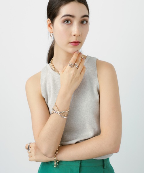 saloon（サルーン）の「SALOON(サルーン)/　クロスブレスレット（ブレスレット・レディース・その他1/その他2・FREE）」の10枚目の写真