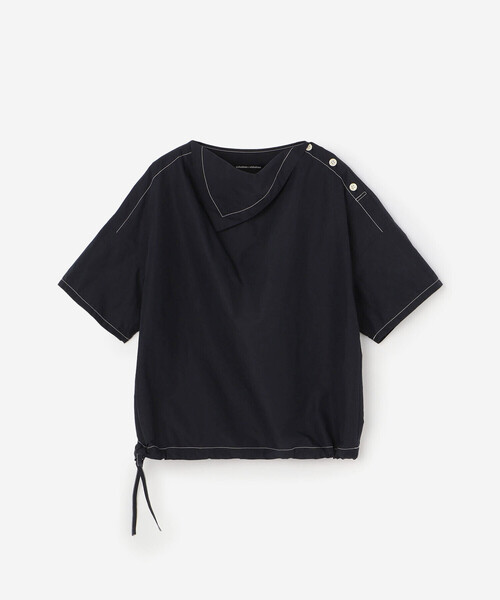 新品nicholson & nicholson スカーフカラープルオーバーシャツ nicholson&nicholson（ニコルソンアンドニコルソン）の