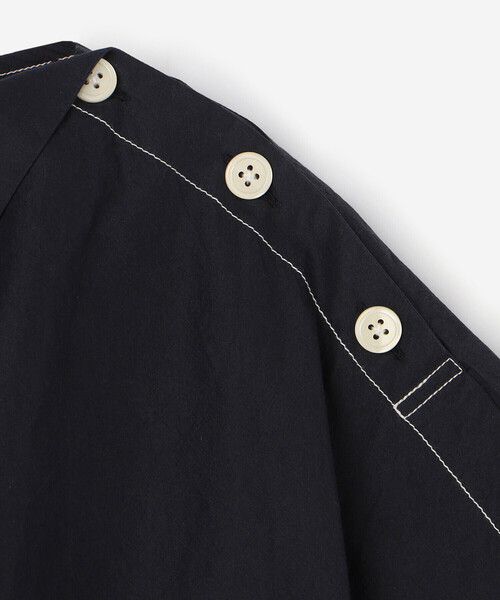 新品nicholson & nicholson スカーフカラープルオーバーシャツ nicholson&nicholson（ニコルソンアンドニコルソン）の