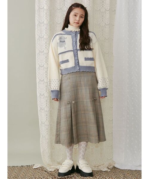 merry jenny（メリージェニー）の「poodleニットカーディガン（カーディガン/ボレロ・レディース・ブラック/ブルー/ピンク・FREE）」の15枚目の写真