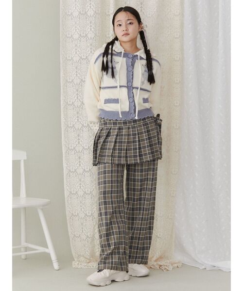 merry jenny（メリージェニー）の「poodleニットカーディガン（カーディガン/ボレロ・レディース・ブラック/ブルー/ピンク・FREE）」の7枚目の写真