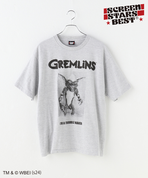 SCREEN STARS（スクリーンスターズ）の「追加SCREEN STARS*JW GREMLiNS 3（Tシャツ/カットソー・メンズ・グレー/ブラック・LARGE/MEDIUM）」の2枚目の写真