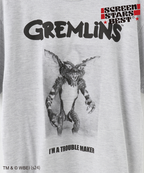SCREEN STARS（スクリーンスターズ）の「追加SCREEN STARS*JW GREMLiNS 3（Tシャツ/カットソー・メンズ・グレー/ブラック・LARGE/MEDIUM）」の10枚目の写真