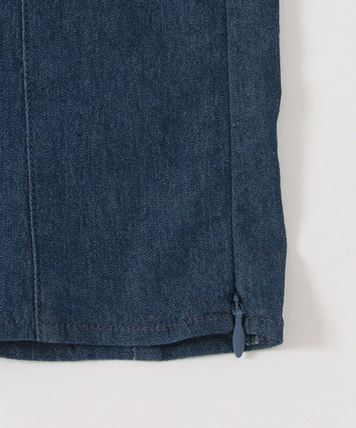 petit main LIEN（プティマインリアン）の「【LADIES】バルーン袖デニムチュニック（チュニック・レディース・ブラック/オフホワイト/ブルー・FREE）」の7枚目の写真