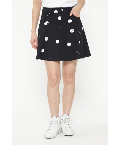 PEARLY GATES ドット柄ニットゴルフスカート PEARLY GATES ドット柄ニットゴルフスカート PEARLY GATES