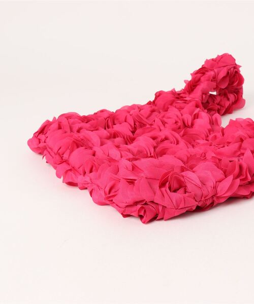 RiNc （リンク）の「【 NOLITA / ノリータ 】花 デザイン クラシック ソリッドカラー サッチェルバッグ エコバッグ ハンドバッグ（ハンドバッグ・レディース・パープル/ベビーピンク/ピンク/ブラック・FREE）」の7枚目の写真