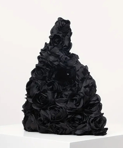 RiNc （リンク）の「【 NOLITA / ノリータ 】花 デザイン クラシック ソリッドカラー サッチェルバッグ エコバッグ ハンドバッグ（ハンドバッグ・レディース・パープル/ベビーピンク/ピンク/ブラック・FREE）」の2枚目の写真