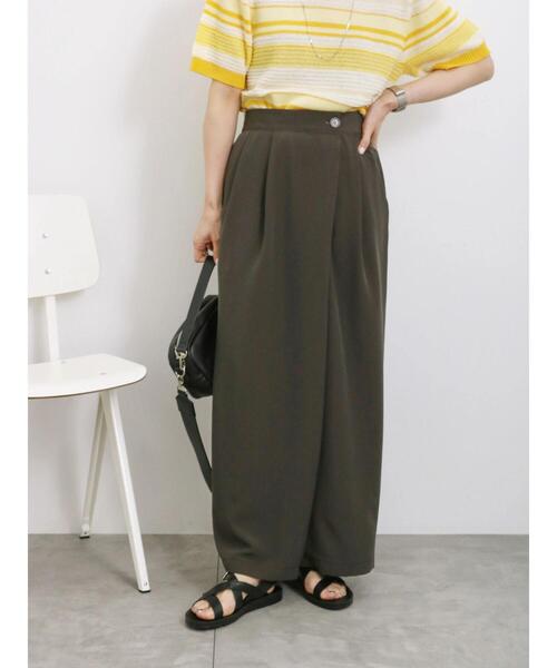 Samansa Mos2 blue（サマンサモスモスブルー）の「【ふっくらクッション】クロスベルトサンダル（ドレスシューズ・レディース・ブラック/キナリ/ブラウン・M/L）」の7枚目の写真