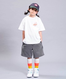 DC SHOES | 23 KD FIERY SS/DCキッズバックプリント半袖Tシャツ(Tシャツ/カットソー)