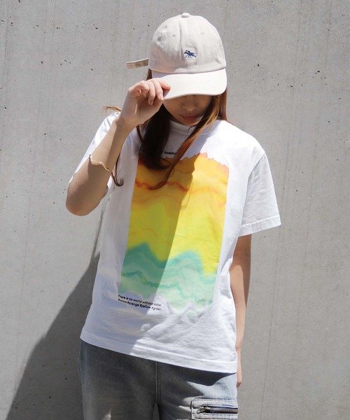 UNIT CHEST(ユニットチェスト)の「【UNIT CHEST】unique unisex T-shirt グラデーションTシャツ(Tシャツ/カットソー・メンズ・ブラック/ホワイト・L/M/S)」の8枚目の写真