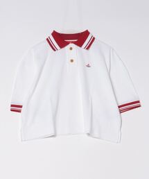 Vivienne Westwood カノコ クロップド ポロトップ　ポロシャツ コットンカノコ コンパクトポロトップ(グリーン)（レディース