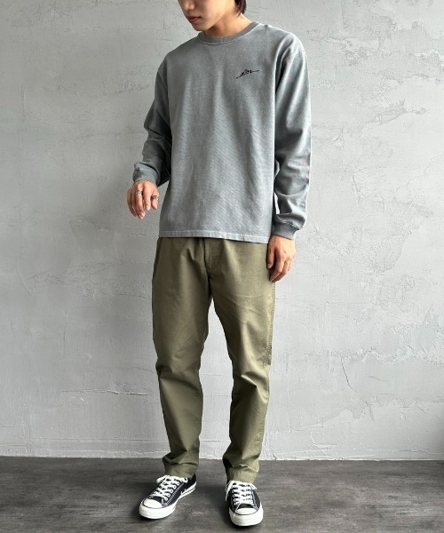 Manhattan Portage（マンハッタンポーテージ）の「[MANHATTAN PORTAGE/マンハッタンポーテージ] 別注 手書き風バックプリント ロングスリーブTシャツ（Tシャツ/カットソー・レディース・チャコールグレー/グレー/アイボリー・S/M/L/XL）」の5枚目の写真