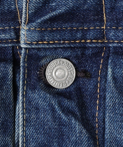 orSlow（オアスロウ）の「Orslow / オアスロウ：50'S DENIM JACKET (UNISEX)：01-6002-84[STD]（デニムジャケット・メンズ・ブルー系その他・XL/XXL/M/L）」の10枚目の写真