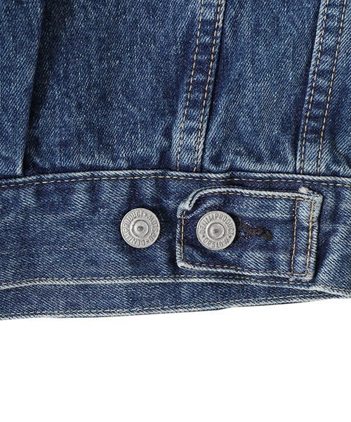 orSlow（オアスロウ）の「Orslow / オアスロウ：50'S DENIM JACKET (UNISEX)：01-6002-84[STD]（デニムジャケット・メンズ・ブルー系その他・XL/XXL/M/L）」の8枚目の写真