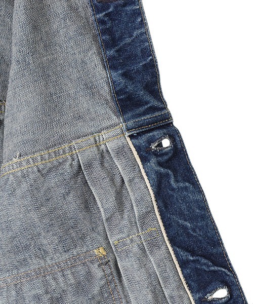 orSlow（オアスロウ）の「Orslow / オアスロウ：50'S DENIM JACKET (UNISEX)：01-6002-84[STD]（デニムジャケット・メンズ・ブルー系その他・XL/XXL/M/L）」の7枚目の写真