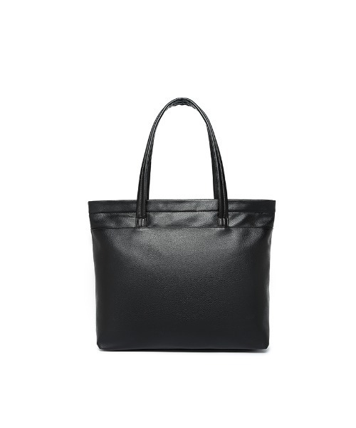 GUSCIO UOMO（グッシオ ウォーモ）の「【グッシオウォーモ】シンプル PUレザー軽量トートバッグ EC限定（トートバッグ・メンズ・ネイビー/ダークグレー/ブラック・FREE）」の6枚目の写真