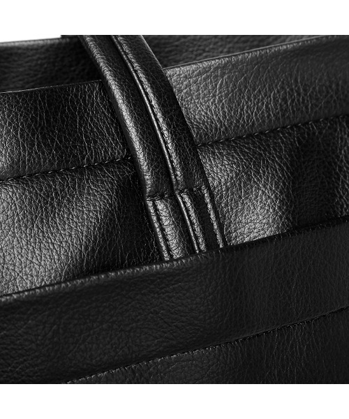 GUSCIO UOMO（グッシオ ウォーモ）の「【グッシオウォーモ】シンプル PUレザー軽量トートバッグ EC限定（トートバッグ・メンズ・ネイビー/ダークグレー/ブラック・FREE）」の10枚目の写真