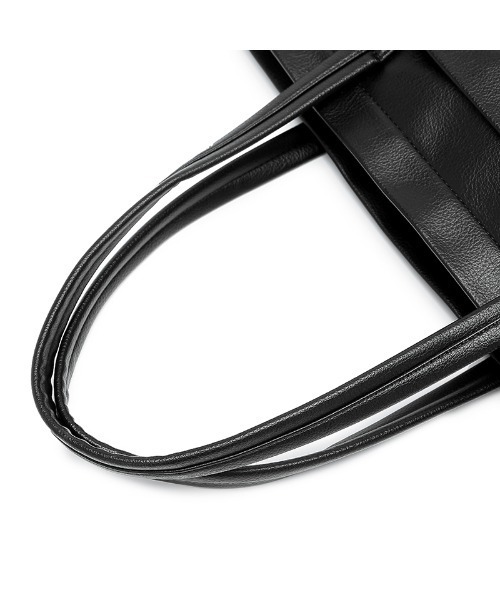 GUSCIO UOMO（グッシオ ウォーモ）の「【グッシオウォーモ】シンプル PUレザー軽量トートバッグ EC限定（トートバッグ・メンズ・ネイビー/ダークグレー/ブラック・FREE）」の11枚目の写真