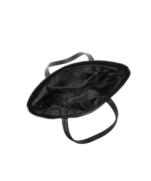 GUSCIO UOMO（グッシオ ウォーモ）の「【グッシオウォーモ】シンプル PUレザー軽量トートバッグ EC限定（トートバッグ・メンズ・ネイビー/ダークグレー/ブラック・FREE）」の7枚目の写真