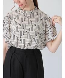 Te chichi | 柄アソートフレアスリーブブラウス(シャツ/ブラウス)