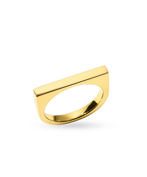 AFFECT(アフェクト)の「Rectangle Ring(リング・レディース・シルバー/ゴールド・9号/11号/13号)」の4枚目の写真