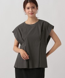 Elura | リップストップタックブラウス/119434(シャツ/ブラウス)