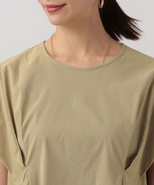 Elura（エルーラ）の「リップストップタックブラウス/119434（シャツ/ブラウス・レディース・チャコールグレー/ベージュ・FREE）」の7枚目の写真