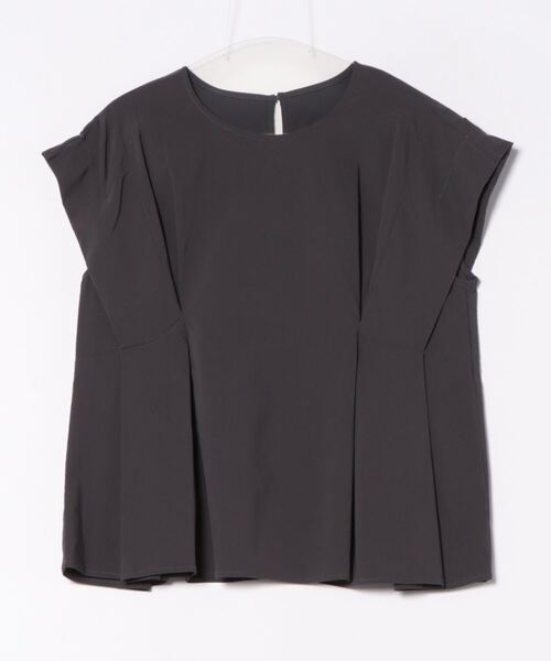 Elura（エルーラ）の「リップストップタックブラウス/119434（シャツ/ブラウス・レディース・チャコールグレー/ベージュ・FREE）」の16枚目の写真