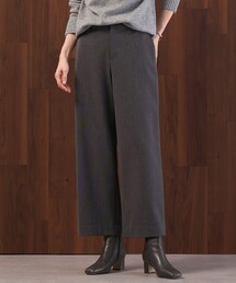 【WEB限定カラーあり】T/Rアルガンシルク ワイド パンツ
