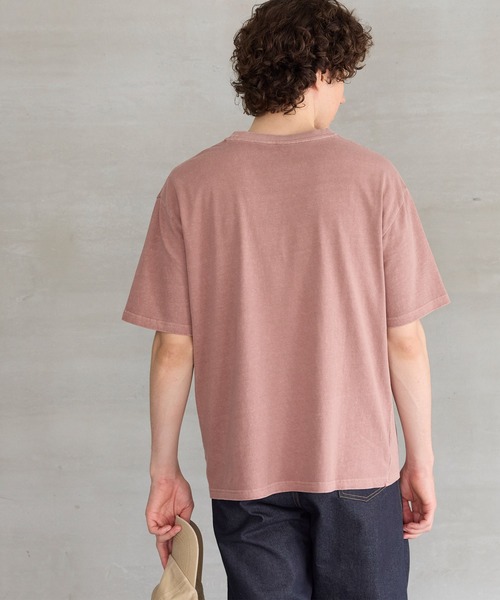 coca(coca)(コカ)の「【WEB限定セール】ピグメント加工Tシャツ(Tシャツ/カットソー・メンズ・チャコール/ダークブルー/ピンク/カーキ・M/XL/L)」の14枚目の写真