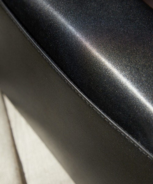 CIASENSE（シアセンス）の「3way メタルフラップ スクエア ショルダー バッグ/ハンドバッグ 3way Metal Flap Square Shoulder Bag/Handbag（ショルダーバッグ・メンズ・グレー/ブラック・FREE）」の22枚目の写真