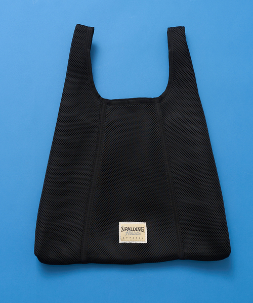 SPALDING(スポルディング)の「SPALDING / スポルディング 417別注 メッシュトート(トートバッグ・メンズ・ブラック・FREE)」の11枚目の写真