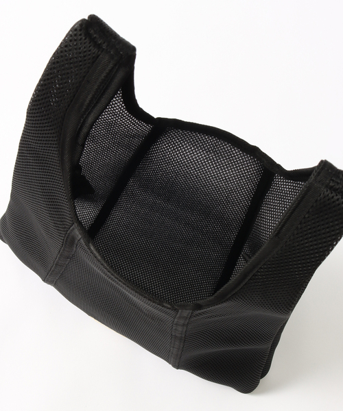 SPALDING(スポルディング)の「SPALDING / スポルディング 417別注 メッシュトート(トートバッグ・メンズ・ブラック・FREE)」の6枚目の写真