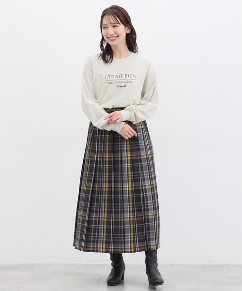 Honeys（ハニーズ）の「刺繍入りロゴＴシャツ（Tシャツ/カットソー・レディース・キナリ/スミクロ/ブルー/ピンク/アイボリー・M/LL/L/S）」の16枚目の写真