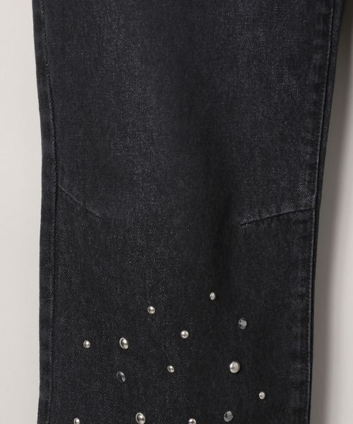 JEANASIS（ジーナシス）の「スタッズストレートデニム/144083（デニムパンツ・レディース・ブラック/ブルー系その他・SMALL/MEDIUM）」の15枚目の写真
