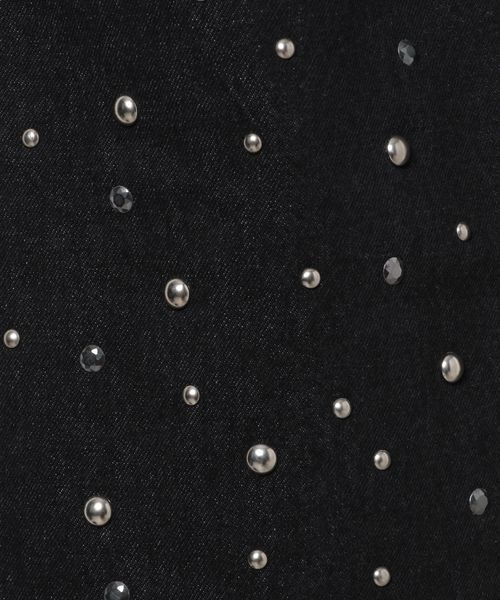 JEANASIS（ジーナシス）の「スタッズストレートデニム/144083（デニムパンツ・レディース・ブラック/ブルー系その他・SMALL/MEDIUM）」の11枚目の写真