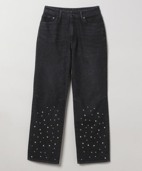 JEANASIS（ジーナシス）の「スタッズストレートデニム/144083（デニムパンツ・レディース・ブラック/ブルー系その他・SMALL/MEDIUM）」の16枚目の写真