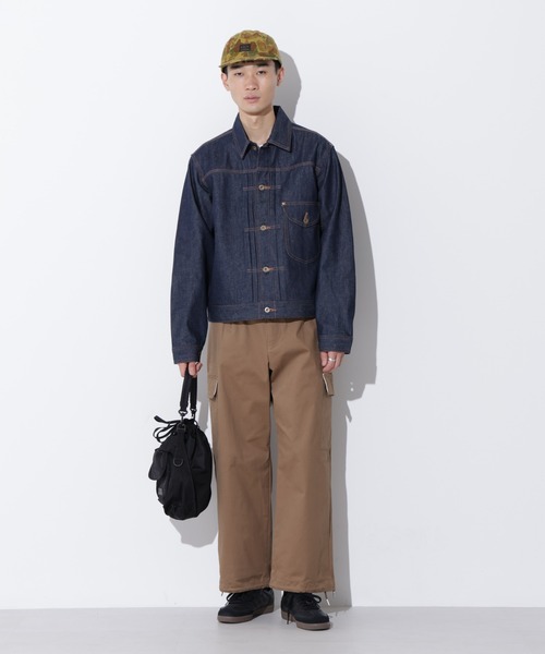 Apo(s)ture(アポスチャー)の「LUCAS-002/サテンストレッチカーゴパンツ(カーゴパンツ・メンズ・ベージュ/モカ/ネイビー/ブラック・XS/S/M/L/XL)」の13枚目の写真