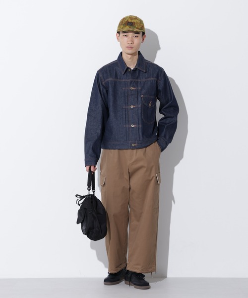 Apo(s)ture(アポスチャー)の「LUCAS-002/サテンストレッチカーゴパンツ(カーゴパンツ・メンズ・ベージュ/モカ/ネイビー/ブラック・XS/S/M/L/XL)」の14枚目の写真