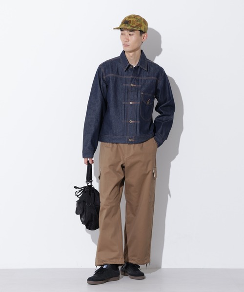 Apo(s)ture(アポスチャー)の「LUCAS-002/サテンストレッチカーゴパンツ(カーゴパンツ・メンズ・ベージュ/モカ/ネイビー/ブラック・XS/S/M/L/XL)」の15枚目の写真
