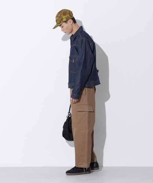 Apo(s)ture(アポスチャー)の「LUCAS-002/サテンストレッチカーゴパンツ(カーゴパンツ・メンズ・ベージュ/モカ/ネイビー/ブラック・XS/S/M/L/XL)」の16枚目の写真