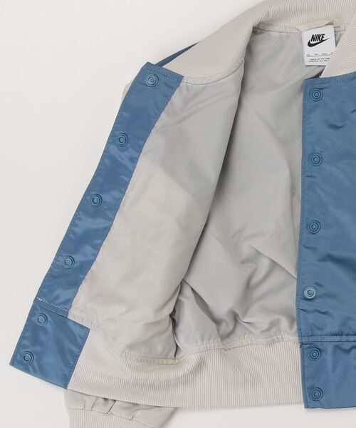 NIKE(ナイキ)の「ナイキ NIKE ナイキ YTH NSW スター バーシティ ジャケット GX(ブルゾン・キッズ・ブルー/ブラック・130cm/140cm/150cm/160cm)」の3枚目の写真