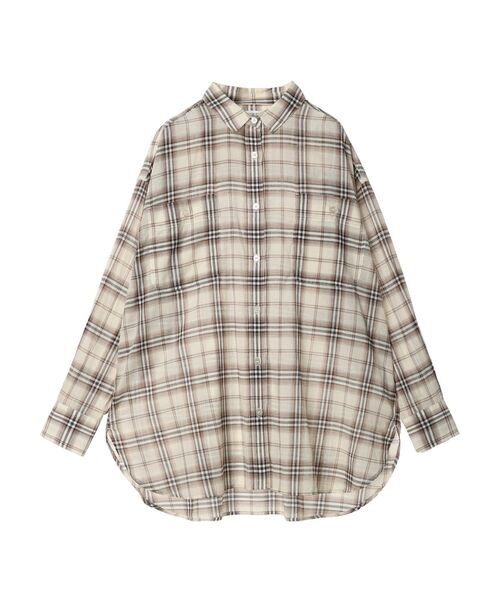 AMERICAN HOLIC(アメリカンホリック)の「接触冷感Wポケットボイルシャツ(シャツ/ブラウス・レディース・ホワイト系その他7/ブラック系その他3/ストライプ・L/M)」の18枚目の写真
