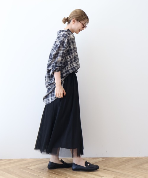 AMERICAN HOLIC(アメリカンホリック)の「接触冷感Wポケットボイルシャツ(シャツ/ブラウス・レディース・ホワイト系その他7/ブラック系その他3/ストライプ・L/M)」の10枚目の写真