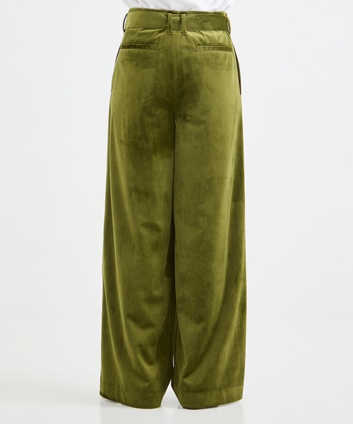 TAAKK 19AW Nakaya-Glitch Velvet Pantsパンツ TAAKK - 【ラスト1点】RUFFLE PANTS / ラッフルパンツ (ブラック