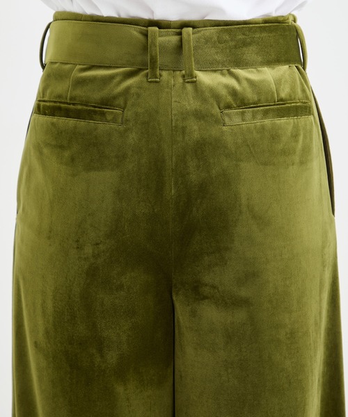 【美品】即完売 TAAKK Velvet Pants グリーン 総柄 スラックス TAAKK/ターク】VELVET TROUSERS（その他パンツ）｜TAAKK（ターク