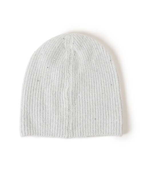 Ray BEAMS(レイビームス)の「スパンコール ラメ ビーニー(ニットキャップ/ビーニー・レディース・ブラック/ネイビー/ホワイト・ONE SIZE)」の10枚目の写真