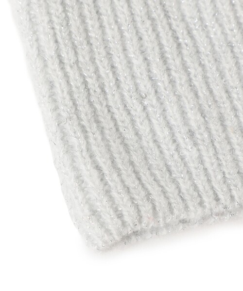 Ray BEAMS(レイビームス)の「スパンコール ラメ ビーニー(ニットキャップ/ビーニー・レディース・ブラック/ネイビー/ホワイト・ONE SIZE)」の11枚目の写真