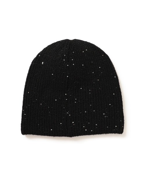 Ray BEAMS(レイビームス)の「スパンコール ラメ ビーニー(ニットキャップ/ビーニー・レディース・ブラック/ネイビー/ホワイト・ONE SIZE)」の13枚目の写真