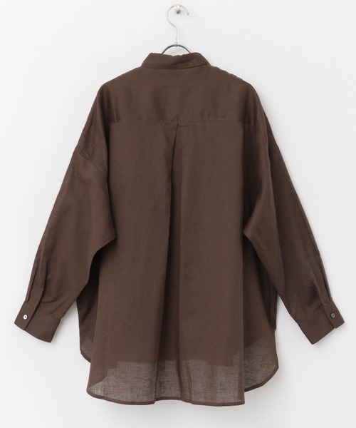 URBAN RESEARCH ROSSO WOMEN(アーバンリサーチ ロッソ)の「オーバーサイズシャツ(シャツ/ブラウス・レディース・ベージュ/カーキ/ブラウン・FREE)」の17枚目の写真